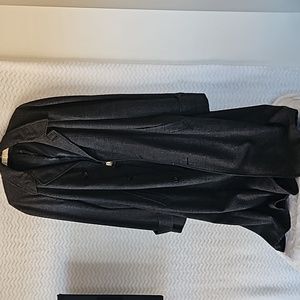 Marbury coats plaid Men's trench coat.